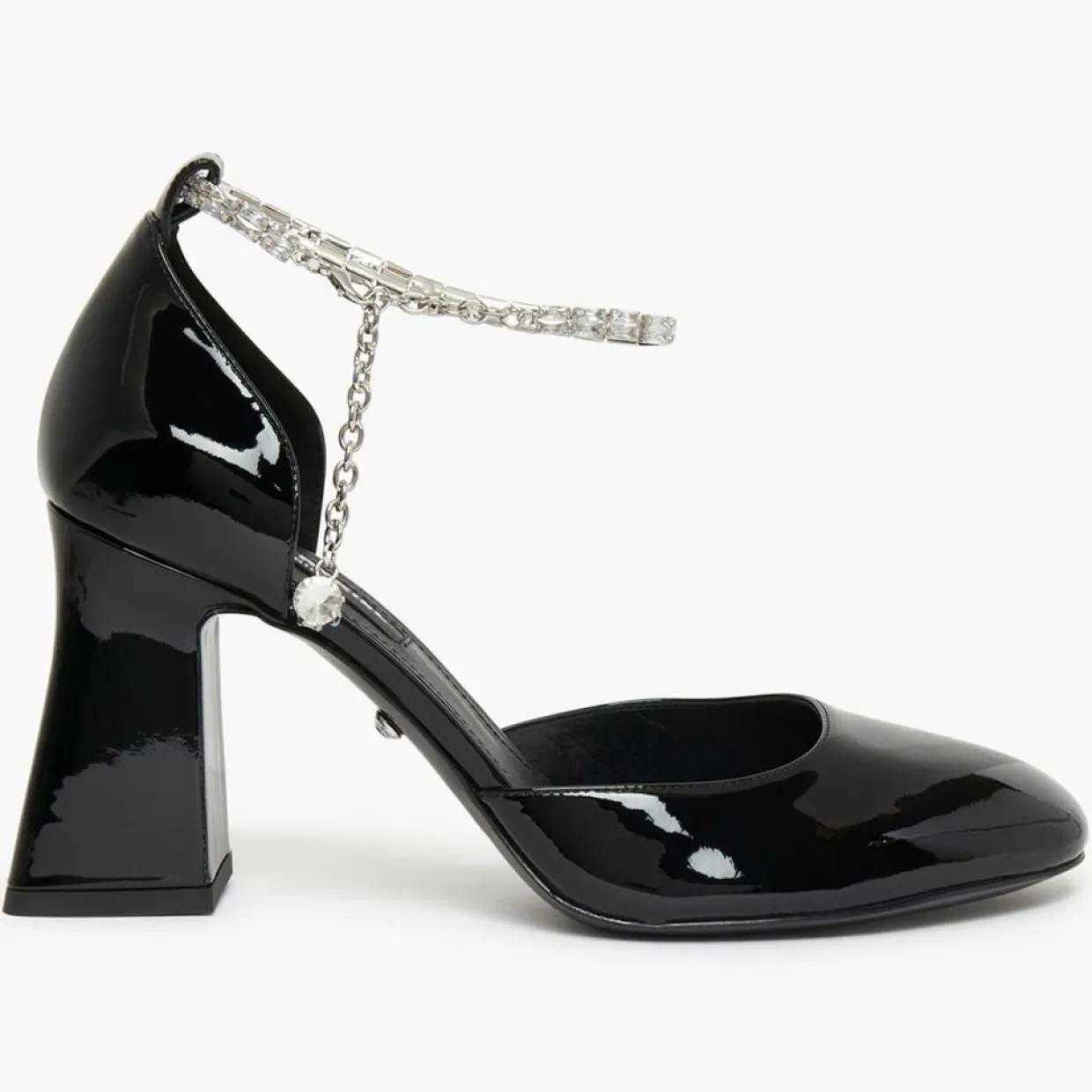 Femme Sonia Rykiel Escarpins^Babies en Cuir verni Honfleur noires - Talon 8.5 cm