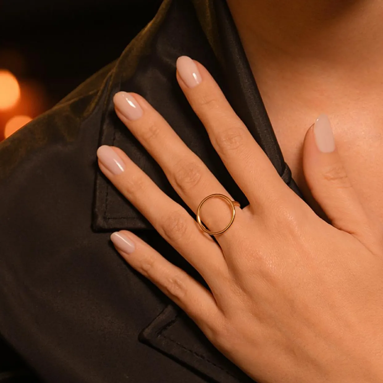 Bague Albina en Argent doré-By Rafaella Hot