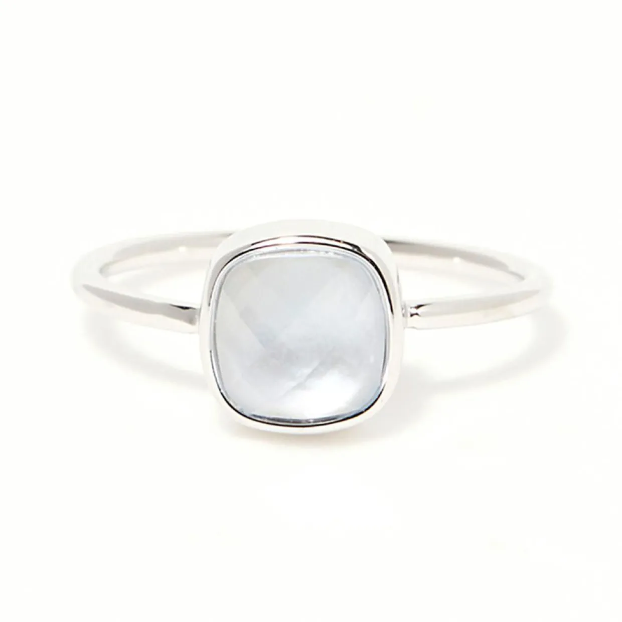 Femme Moonstone Bagues^Bague Aëlle Nacre bleue en laiton