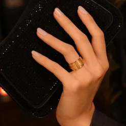 Bague Amos en Argent doré-By Rafaella New