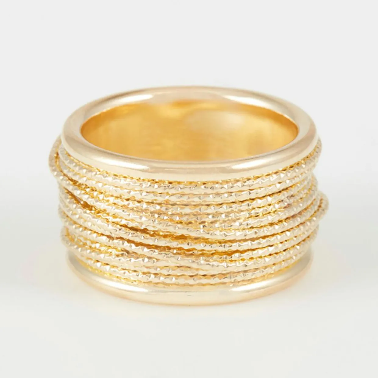 Bague Amos en Argent doré-By Rafaella New