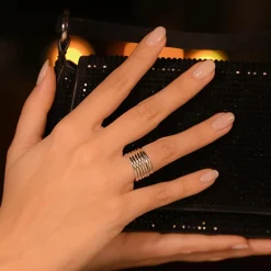 Bague Chara en Argent-By Rafaella Hot