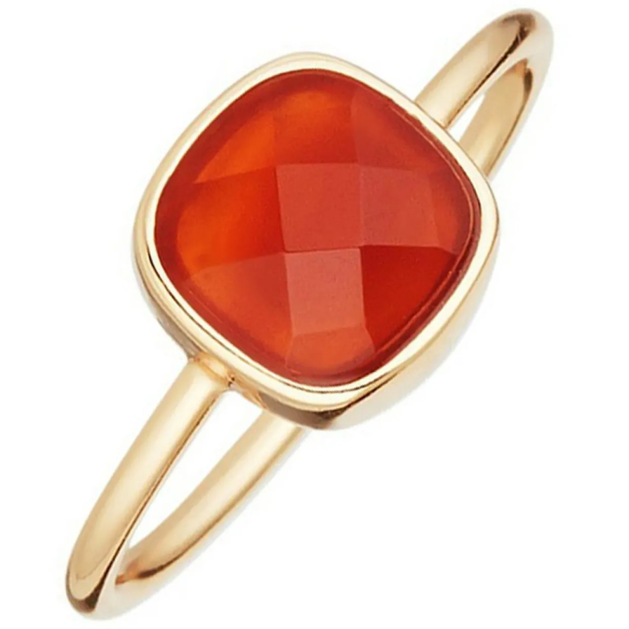 Femme Moonstone Bagues^Bague Ella Agate en laiton doré