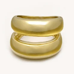 Femme By Rafaella Bagues^Bague Felicita en Argent doré
