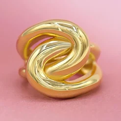 Femme By Rafaella Bagues^Bague Maïa en Argent doré