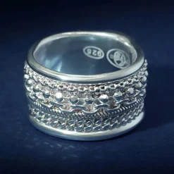 Femme By Rafaella Bagues^Bague Perse en Argent