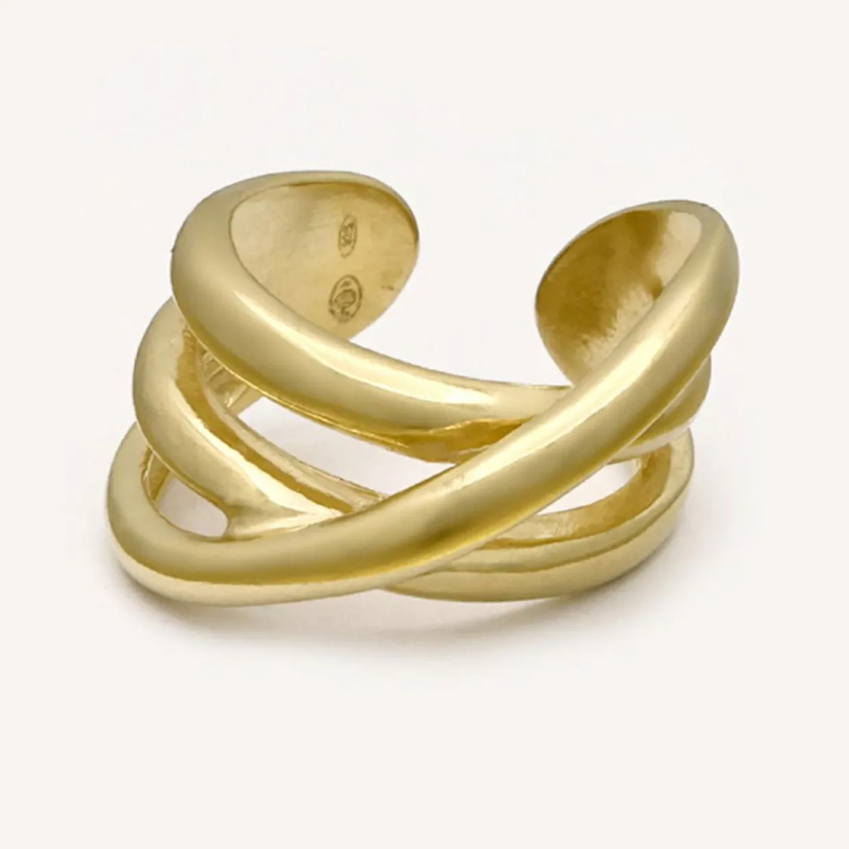 Bague Sveva en Argent doré-By Rafaella