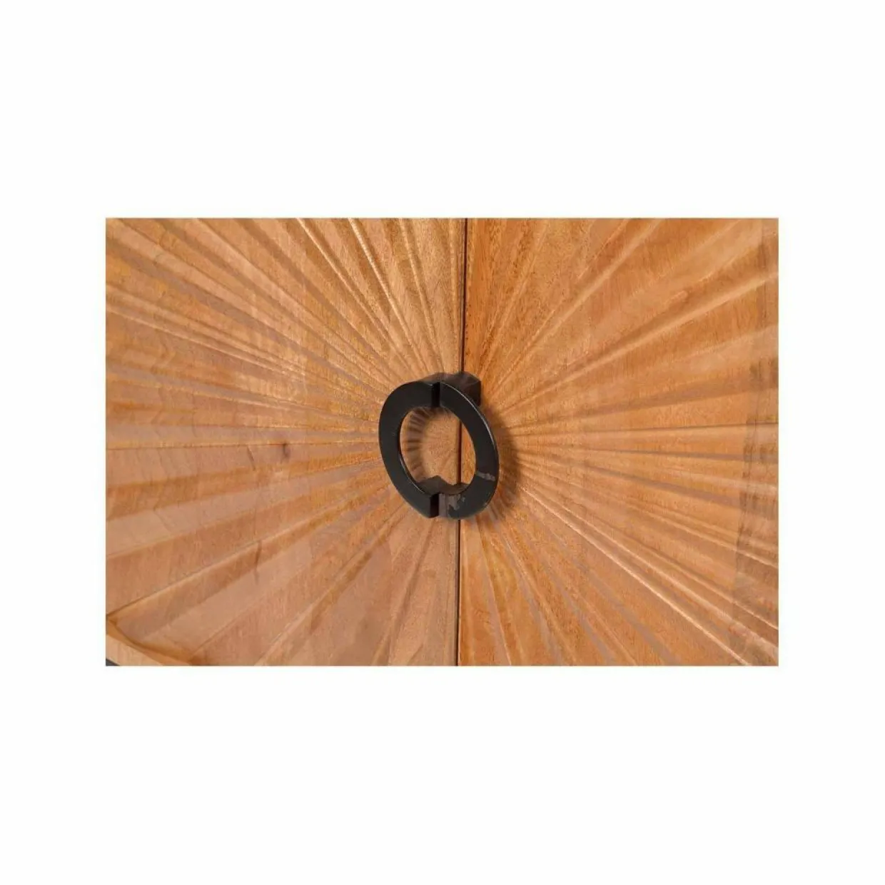 Bois & Chiffons Meubles De Rangement^Bahut 2 portes sculptées Manguier Solaris Beige - 120x42x85 cm