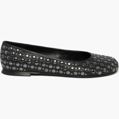 Ballerines en Cuir Beaune noires-Sonia Rykiel Discount