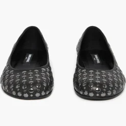 Ballerines en Cuir Beaune noires-Sonia Rykiel Discount