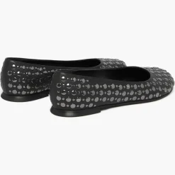 Ballerines en Cuir Beaune noires-Sonia Rykiel Discount