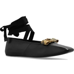 Ballerines en Cuir Double G noires-Gucci Online