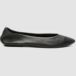 Ballerines en Cuir Vixa noires-Cosmoparis Clearance