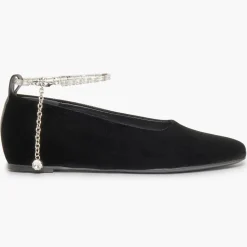 Femme Sonia Rykiel Ballerines^Ballerines en Velour Beaune noires
