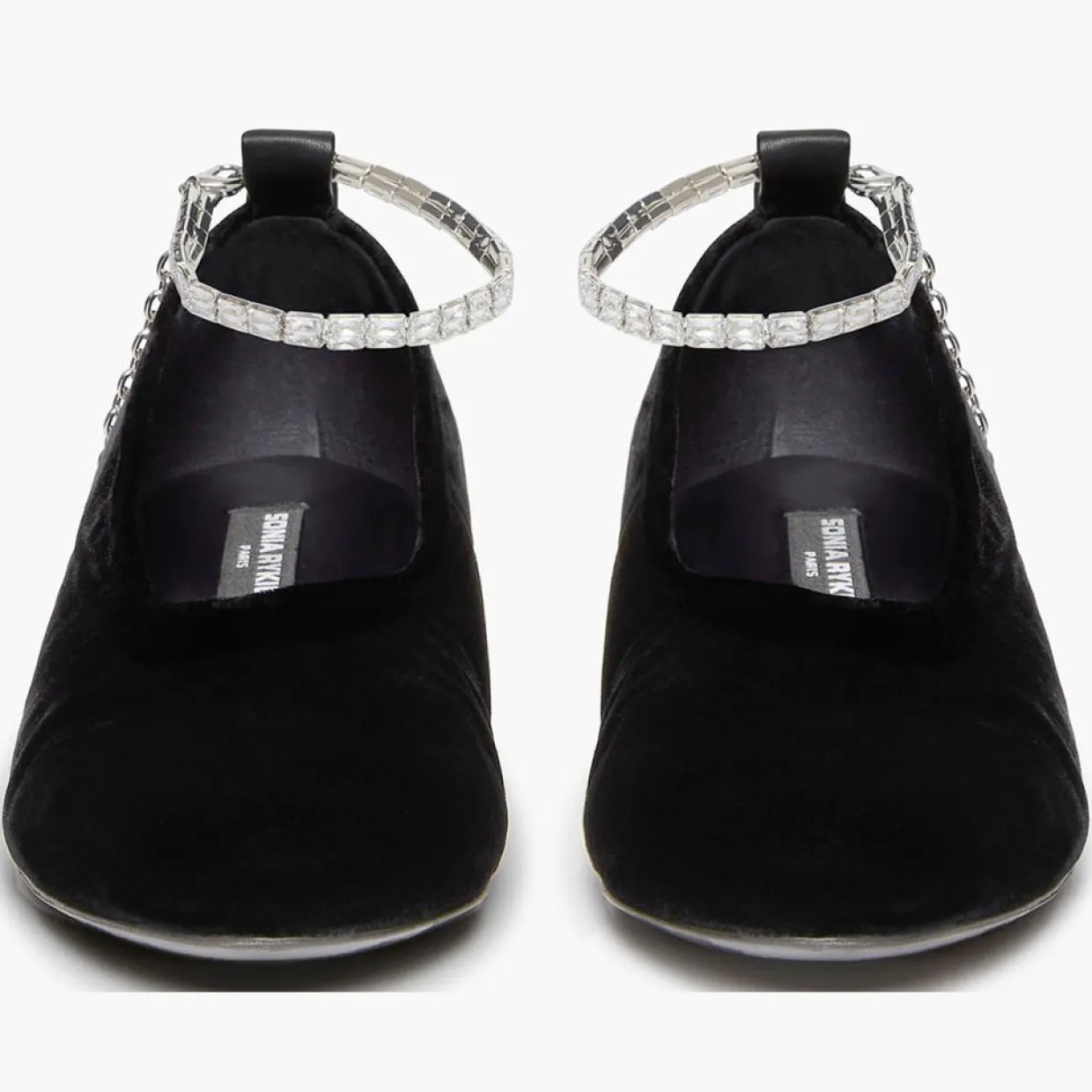 Femme Sonia Rykiel Ballerines^Ballerines en Velour Beaune noires
