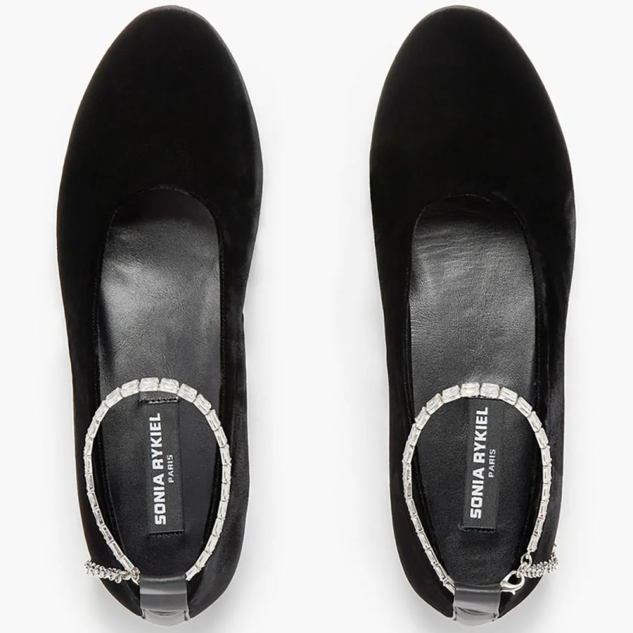 Femme Sonia Rykiel Ballerines^Ballerines en Velour Beaune noires