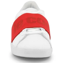 Baskets Agate Big Logo blanc/rouge-Le Coq Sportif Online