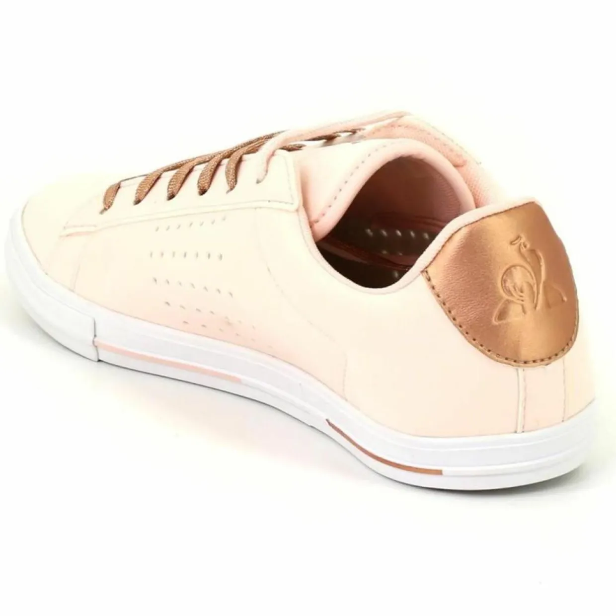 Baskets Agate Boutique Nubuck roses-Le Coq Sportif Discount