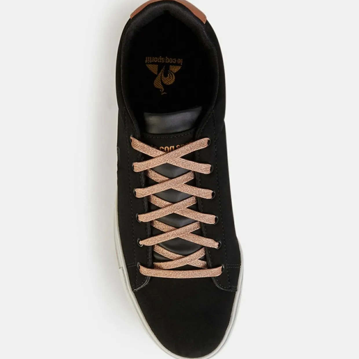 Baskets Agate Metallic noir/bronze-Le Coq Sportif Clearance