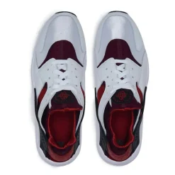 Homme Nike Baskets^Baskets Air Huarache Run blanc/rouge
