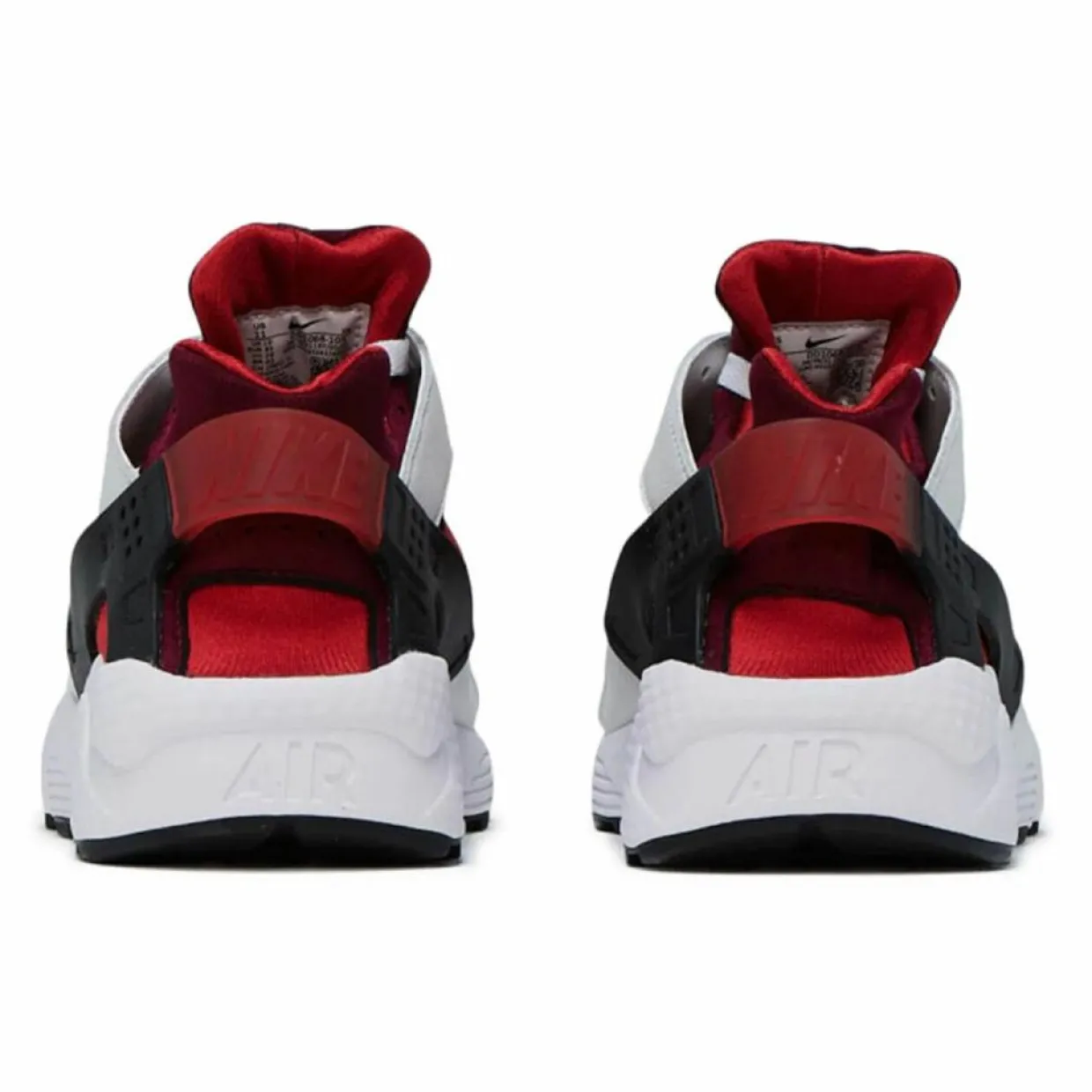 Homme Nike Baskets^Baskets Air Huarache Run blanc/rouge