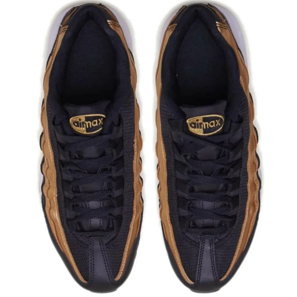 Femme Nike Baskets^Baskets Air Max 95 Gs noir/doré