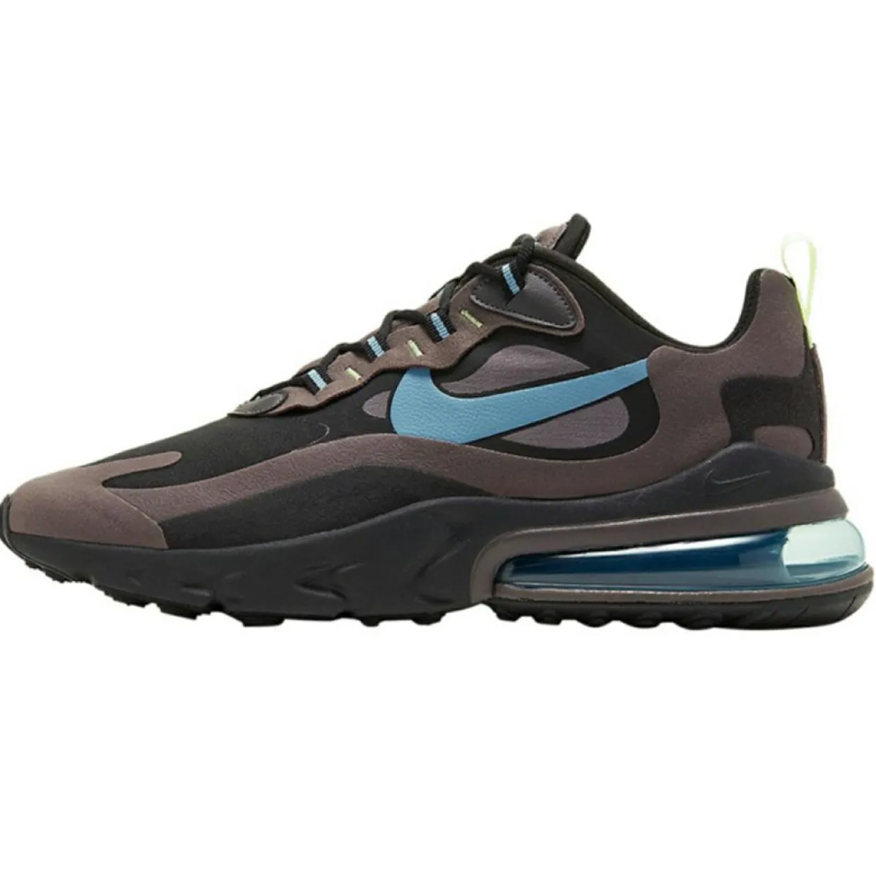 Baskets Air Max React 270 gris/noir/bleu-Nike