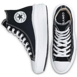 Femme Converse Baskets^Baskets All Star Move Platform noires