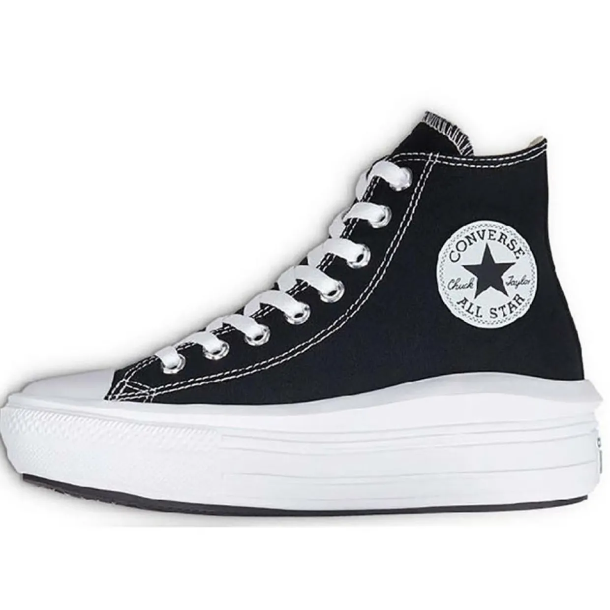 Femme Converse Baskets^Baskets All Star Move Platform noires
