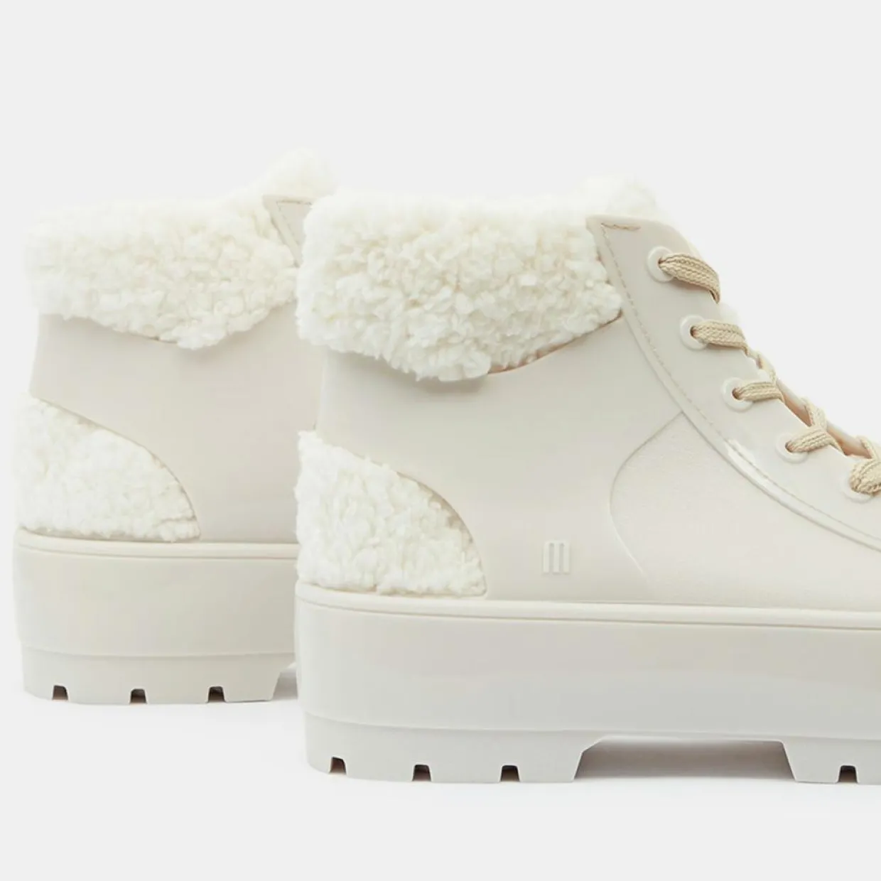 Baskets Ally beige/blanc-Melissa Clearance