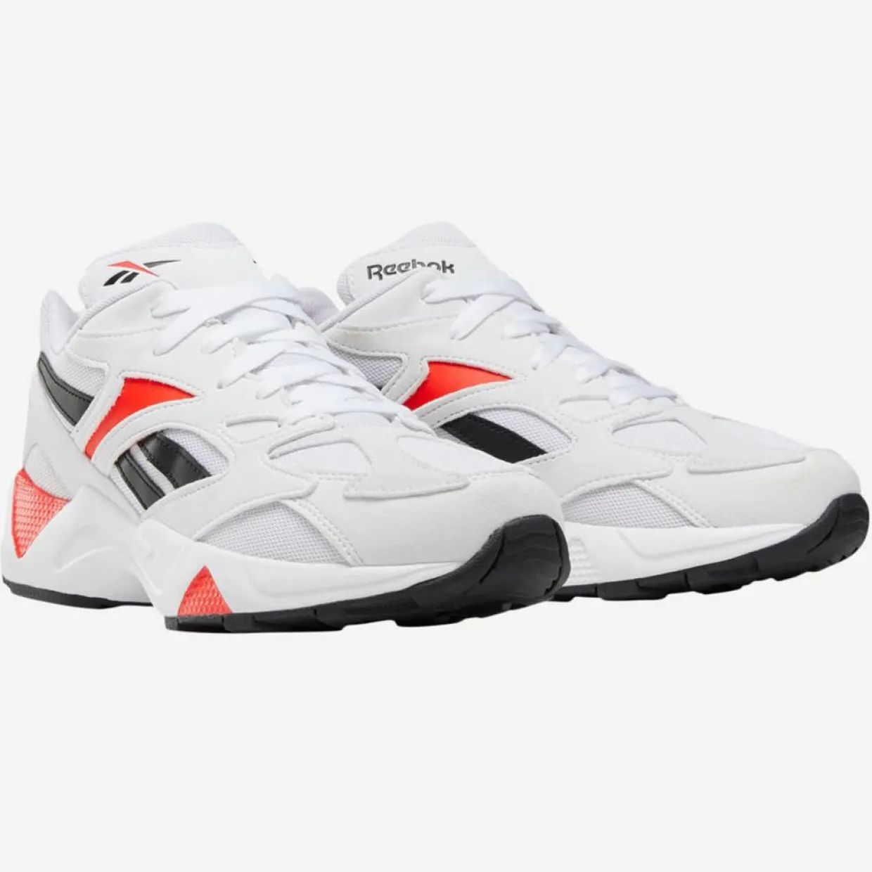 Femme Reebok Baskets^Baskets Aztrek 96 blanc/noir/orange
