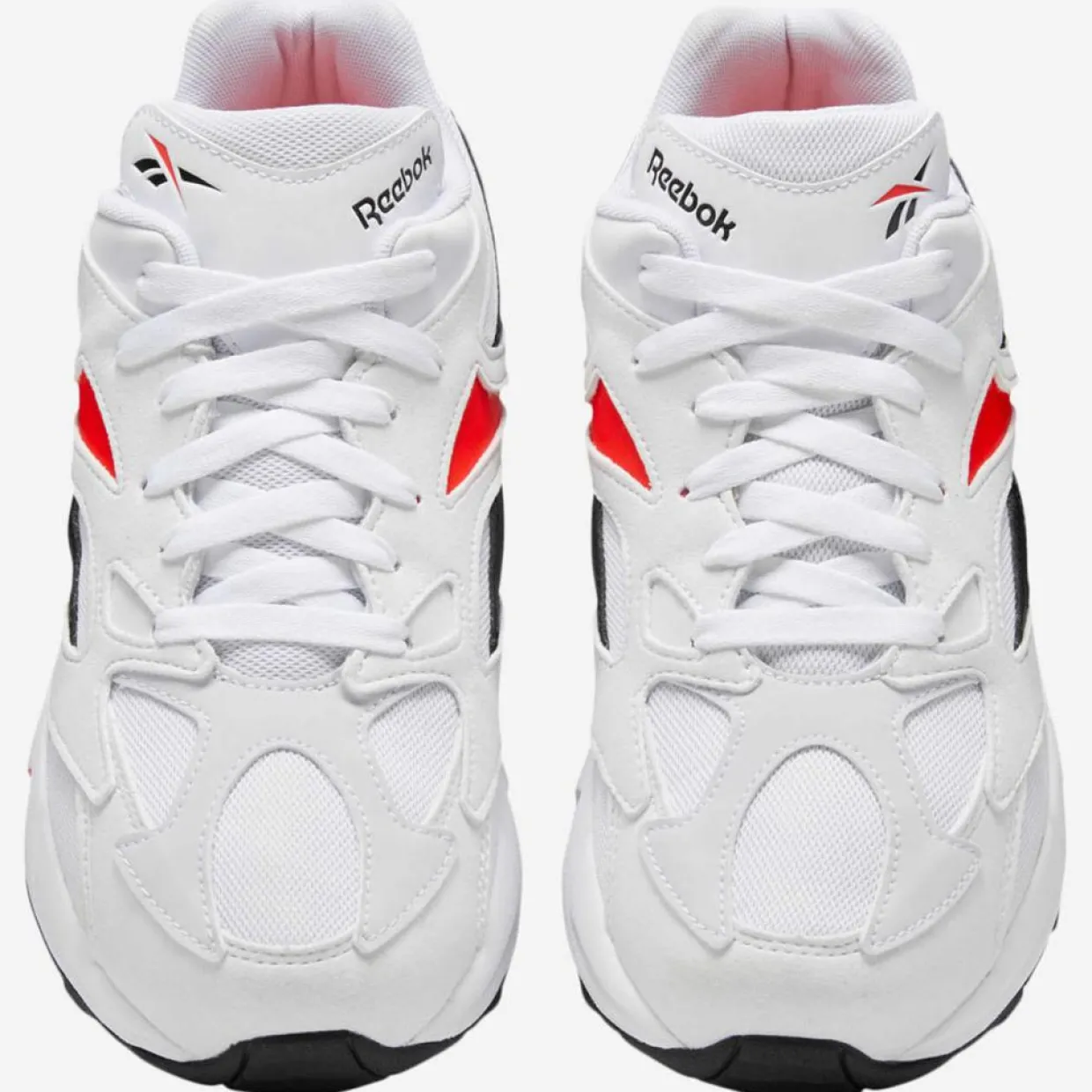 Femme Reebok Baskets^Baskets Aztrek 96 blanc/noir/orange