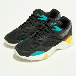 Baskets Aztrek 96 noir/turquoise/orange-Reebok Outlet