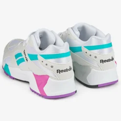Femme Reebok Baskets^Baskets Aztrek blanc/Vioelt/Rose