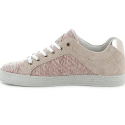Femme Palladium Baskets^Baskets basses en Cuir Kalexia bimatières rose clair