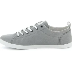 Femme Palladium Baskets^Baskets basses en Twill de coton Bel gris clair