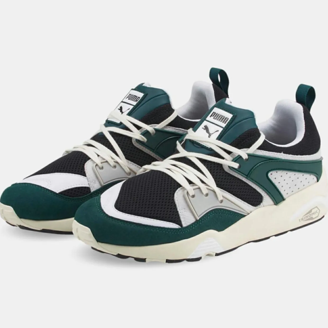 Homme Puma Baskets^Baskets Blaze of Glory blanc/vert