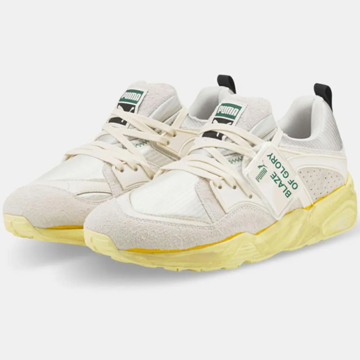 Homme Puma Baskets^Baskets Blaze of Glory blanc/écru