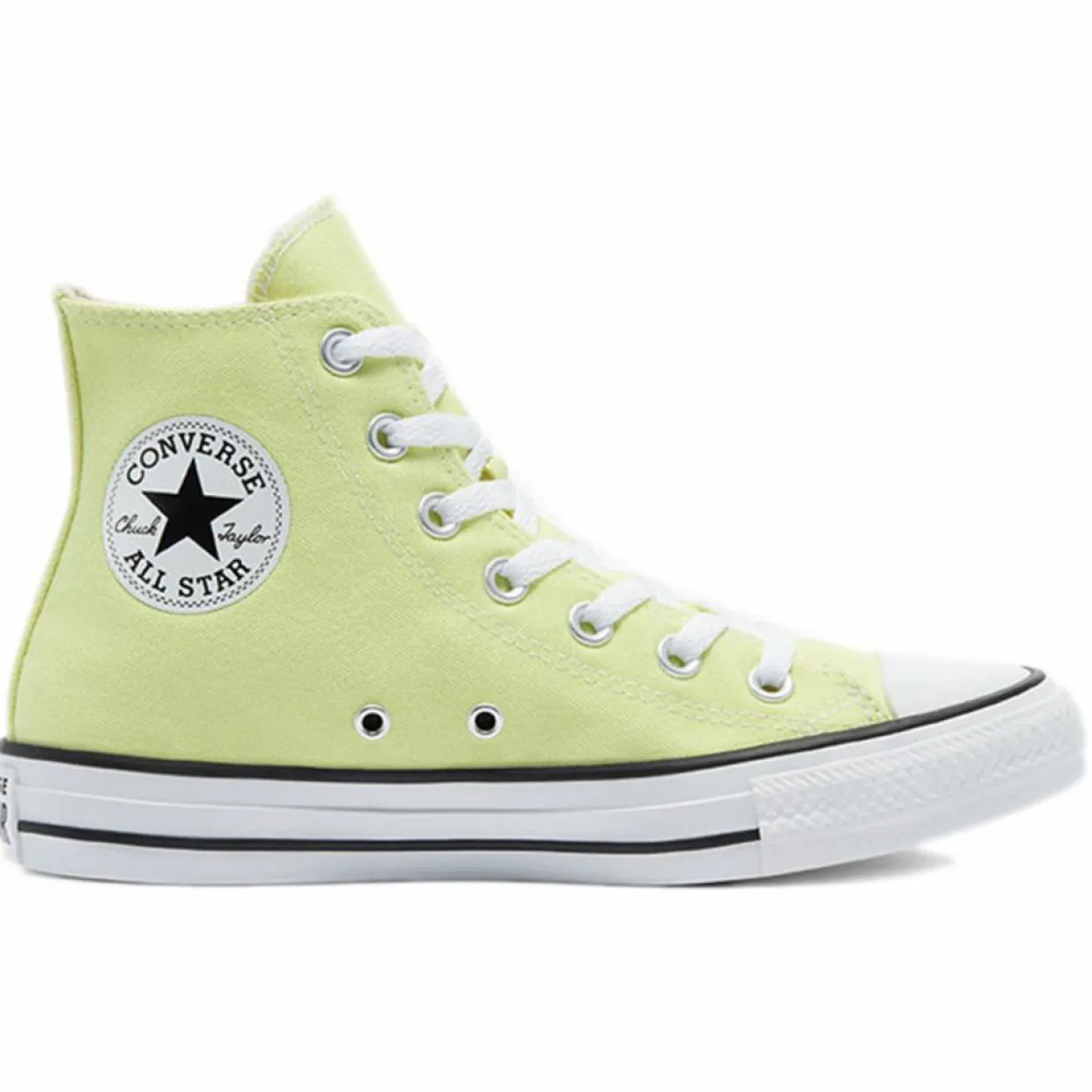 Baskets Canvas Hi vert jaune-Converse Sale