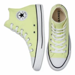 Baskets Canvas Hi vert jaune-Converse Sale