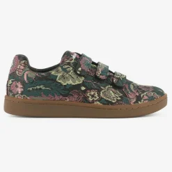 Baskets Chloé imprimé floral brodé vertes-Mellow Yellow Outlet