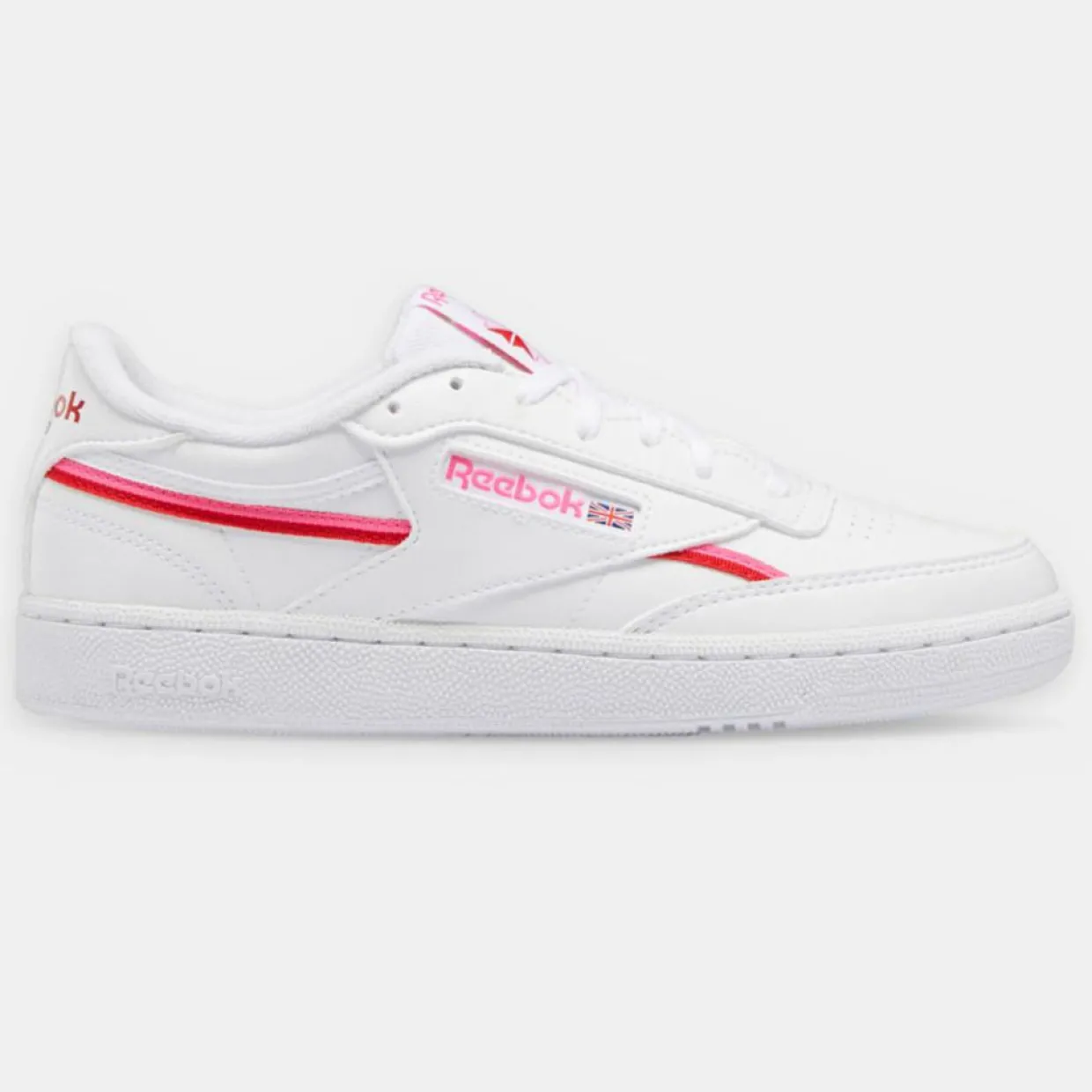 Femme Reebok Baskets^Baskets Club C 85 blanc/rose