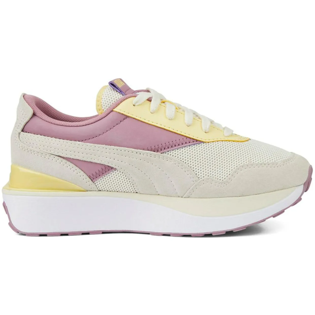 Femme Puma Baskets^Baskets Cruise Rider Candy jaune/rose