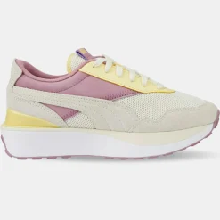 Femme Puma Baskets^Baskets Cruise Rider Candy jaune/rose