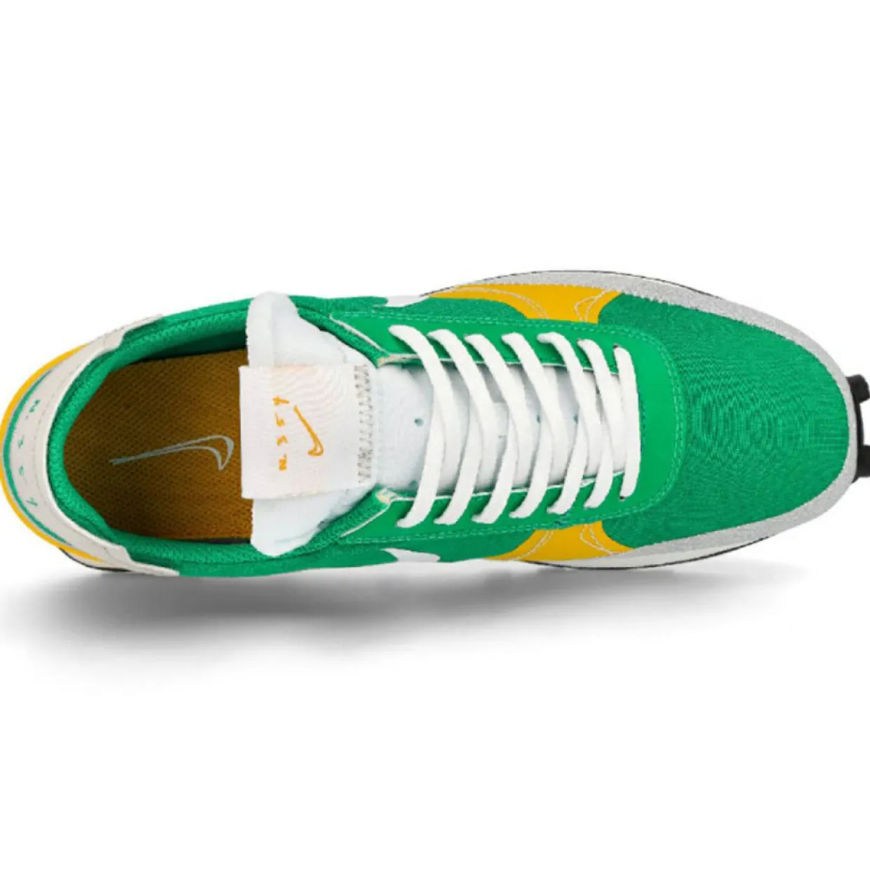 Homme Nike Baskets^Baskets D Break-Type Se vert/jaune