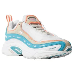 Femme Reebok Baskets^Baskets Daytona Dmx Mu blanc/turquoise/orange