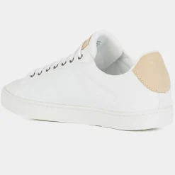 Baskets Elsa Optical blanc/beige-Le Coq Sportif Outlet