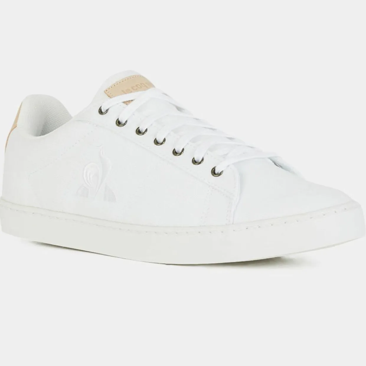 Baskets Elsa Optical blanc/beige-Le Coq Sportif Outlet