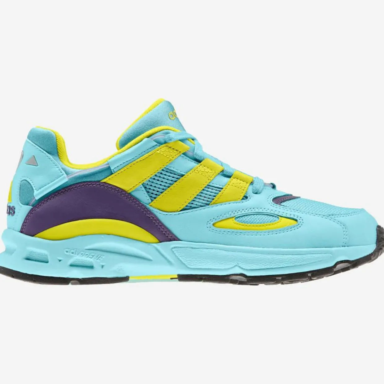 Baskets en Cuir & Mesh Lxcon 94 turquoise/jaune/violet-Adidas