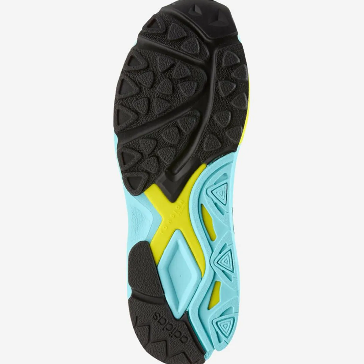 Baskets en Cuir & Mesh Lxcon 94 turquoise/jaune/violet-Adidas
